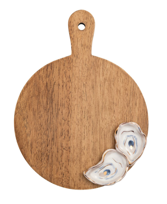 ROUND WOOD OYSTER BOARD