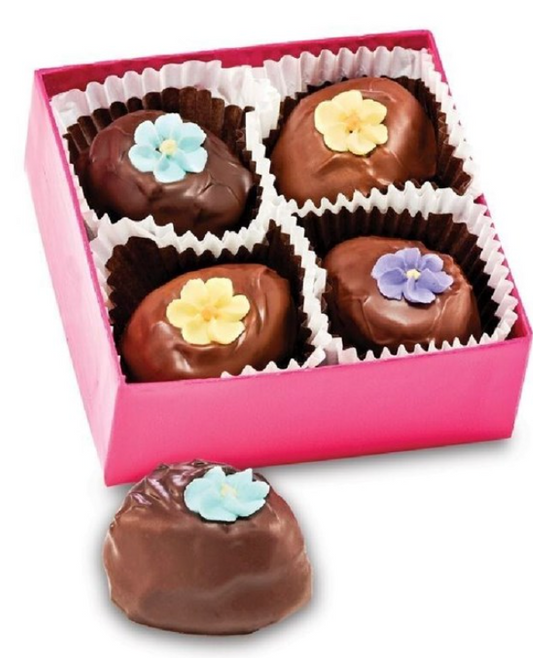 ABDALLAH 4 OZ ASSORTED CHOCOLATE EGGS DECORATED