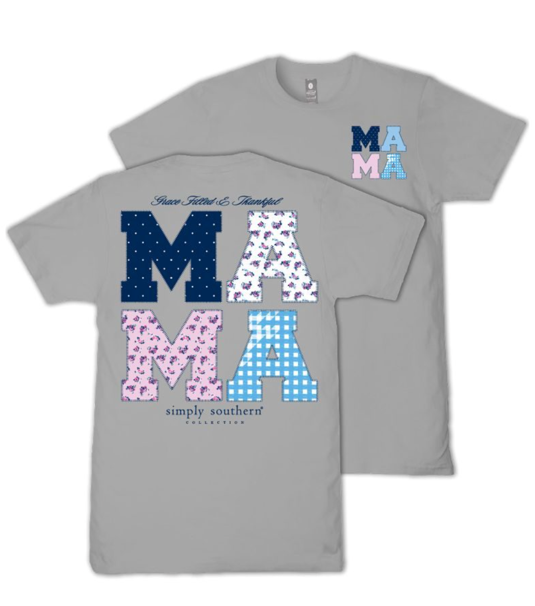 SIMPLY SOUTHERN PREP MAMA LUNAR SHORT SLEEVE