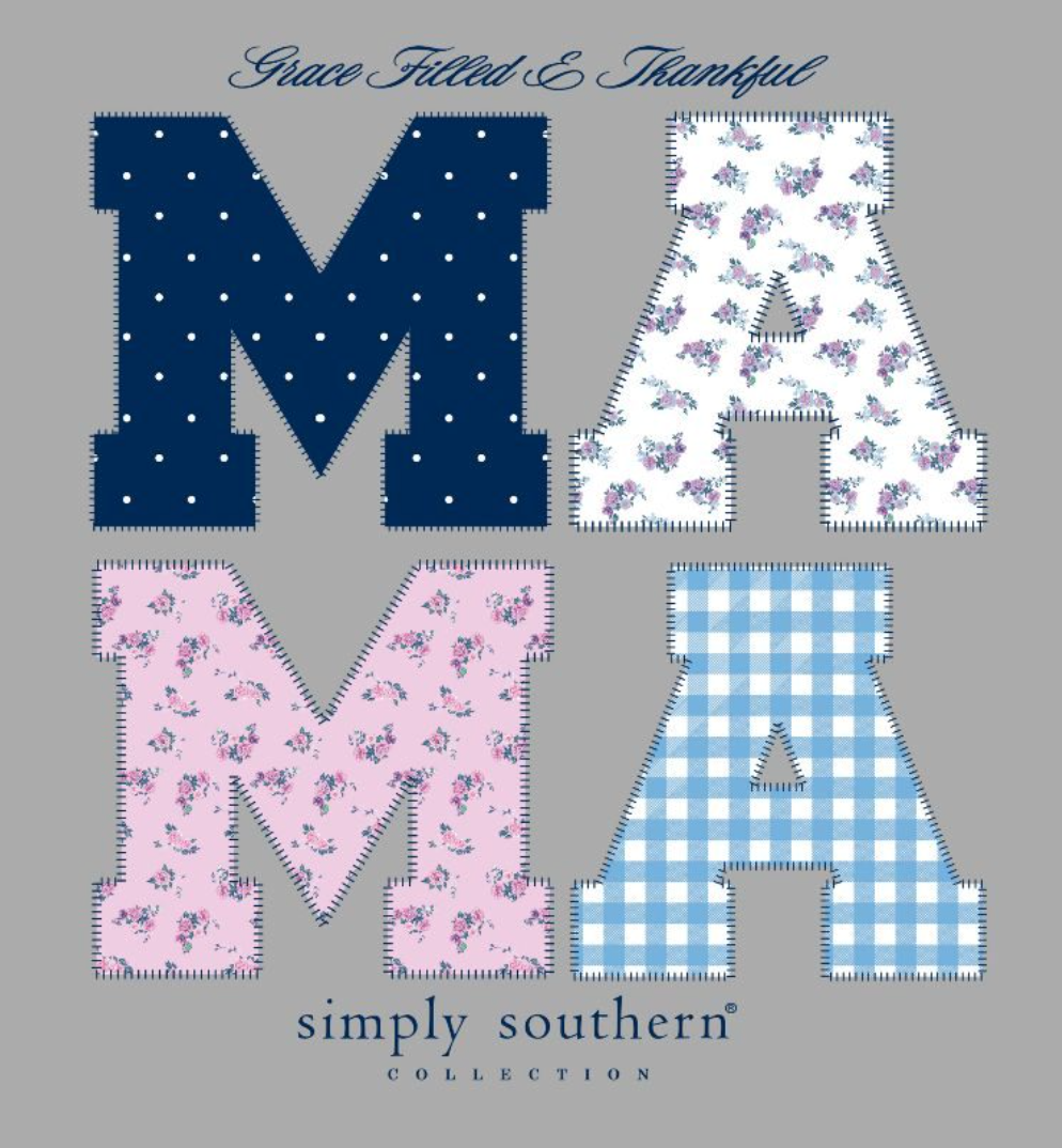 SIMPLY SOUTHERN PREP MAMA LUNAR SHORT SLEEVE