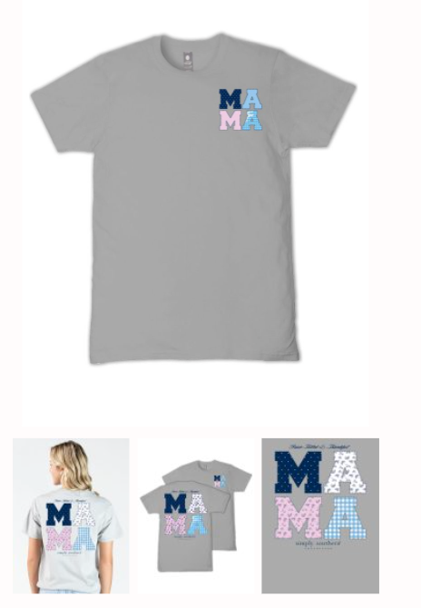 SIMPLY SOUTHERN PREP MAMA LUNAR SHORT SLEEVE