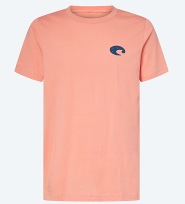 COSTA BORN ON THE WATER BONDI PEACH SHORT SLEEVE