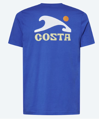 COSTA SHORLINE CHANNEL BLUE SHORT SLEEVE