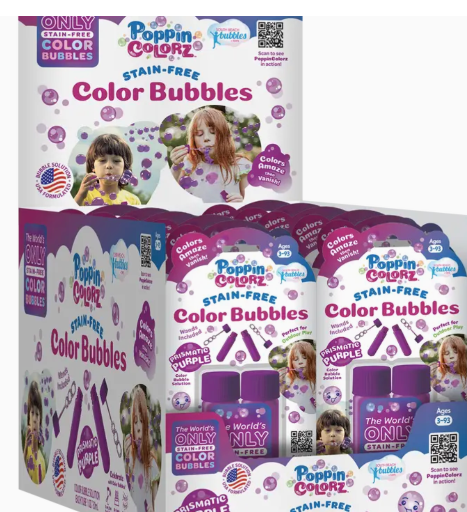 POPPINCOLORZ 2 PACK PRISMATIC PURPLE TUBES