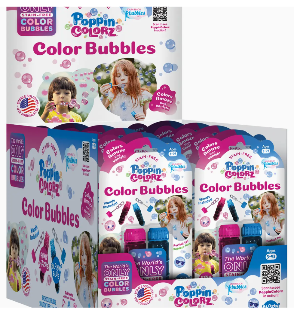 POPPINCOLORZ 2 PACK PINK & BLUE TUBES