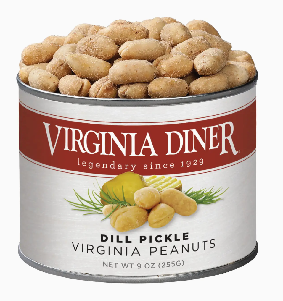 VIRGINIA DINER 9 OZ DILL PICKLE SEASONED PEANUTS