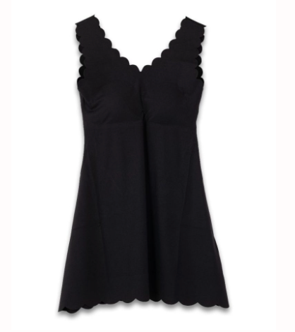 SIMPLY SOUTHERN DRESS SPORT SCALLOP BLACK
