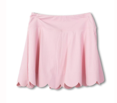 SIMPLY SOUTHERN SKORT SCALLOP PINK
