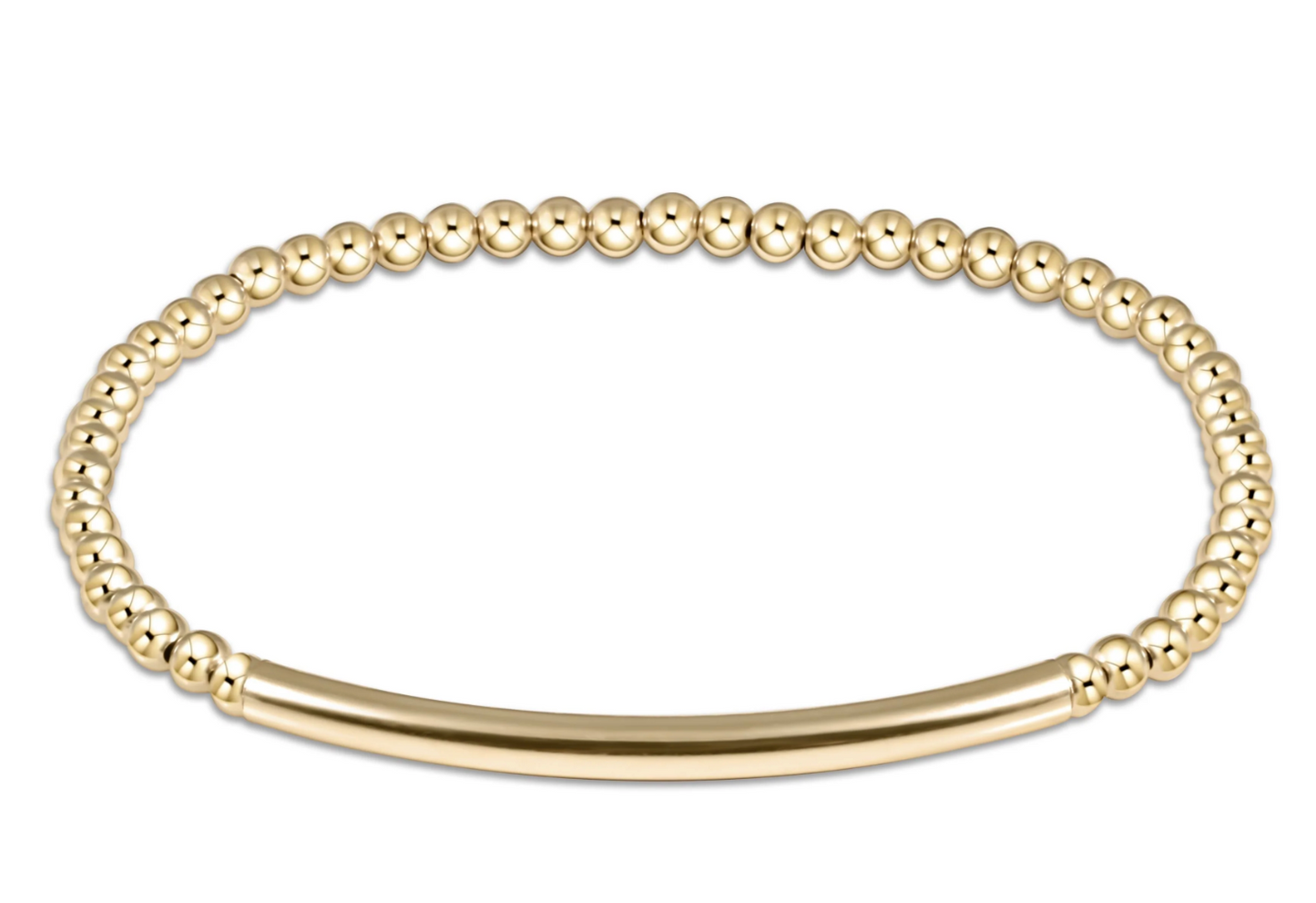 ENEWTON BLISS BAR SMOOTH GOLD 3MM BRACELET