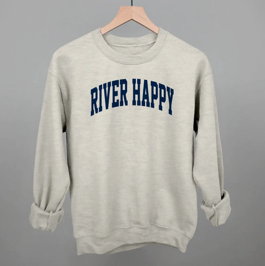 RIVER HAPPY ARCH OATMEAL SWEATSHIRT
