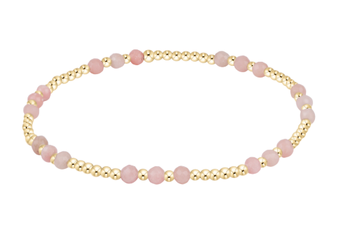 ENEWTON JOY GEM 3MM BRACELET PINK OPAL