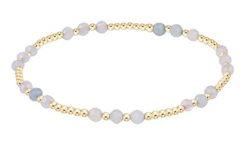 ENEWTON JOY GEM 3MM BRACELET AQUAMARINE