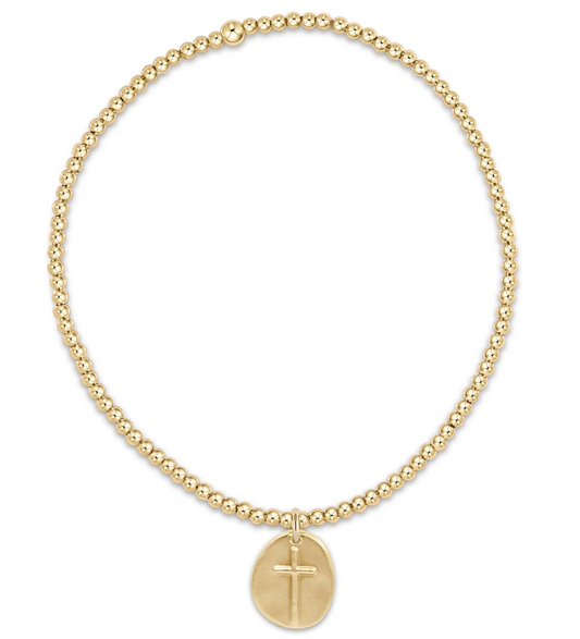 ENEWTON CLASSIC GOLD 2MM BRACELET INSPIRE SMALL GOLD DISC