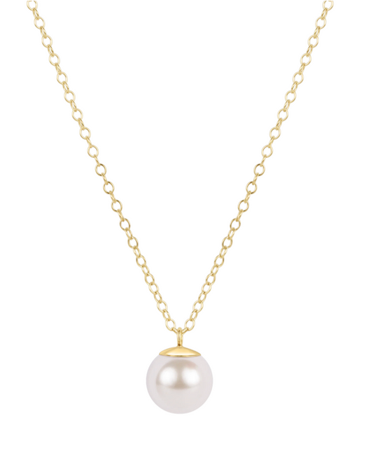 ENEWTON 16" NECKLACE GOLD CLASSIC PEARL 10MM CHARM