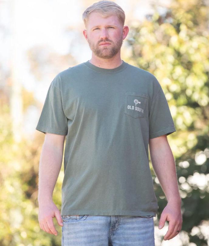 OLD SOUTH WELDER WORKING CLASS SHORT SLEEVE MOSS