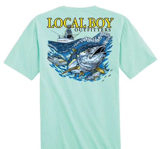 LOCAL BOY OUTFITTERS GREAT ESCAPE SS TEE ISLAND REEF