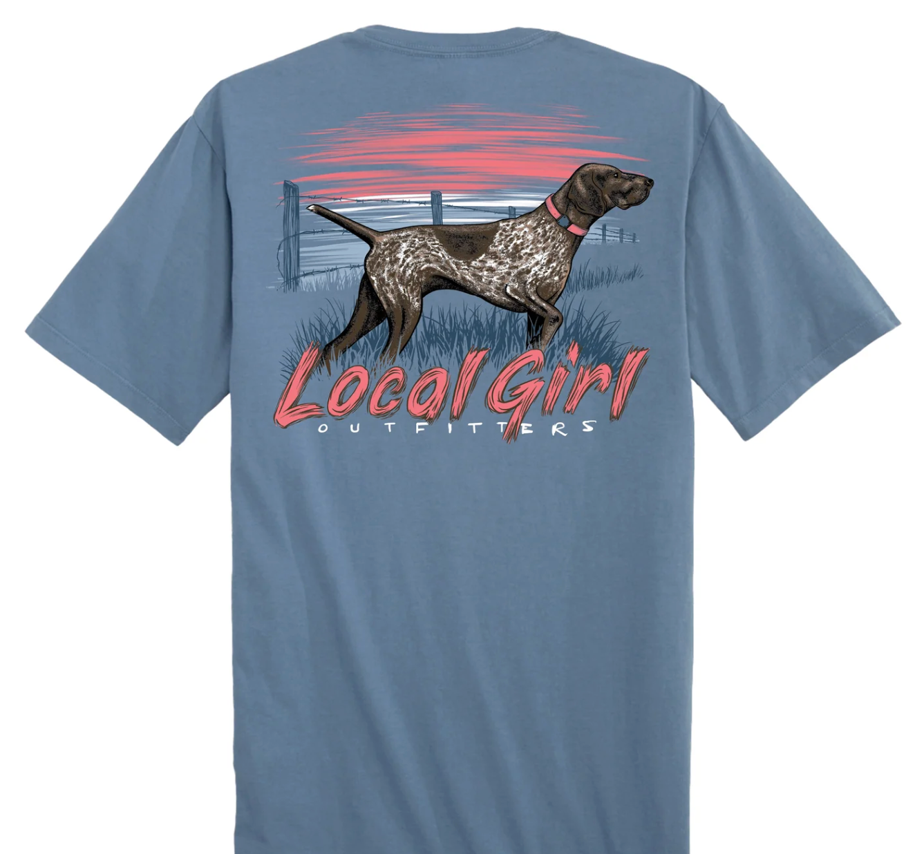 LOCAL BOY GSP SUNSET SS TEE SLATE