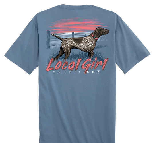 LOCAL BOY GSP SUNSET SS TEE SLATE