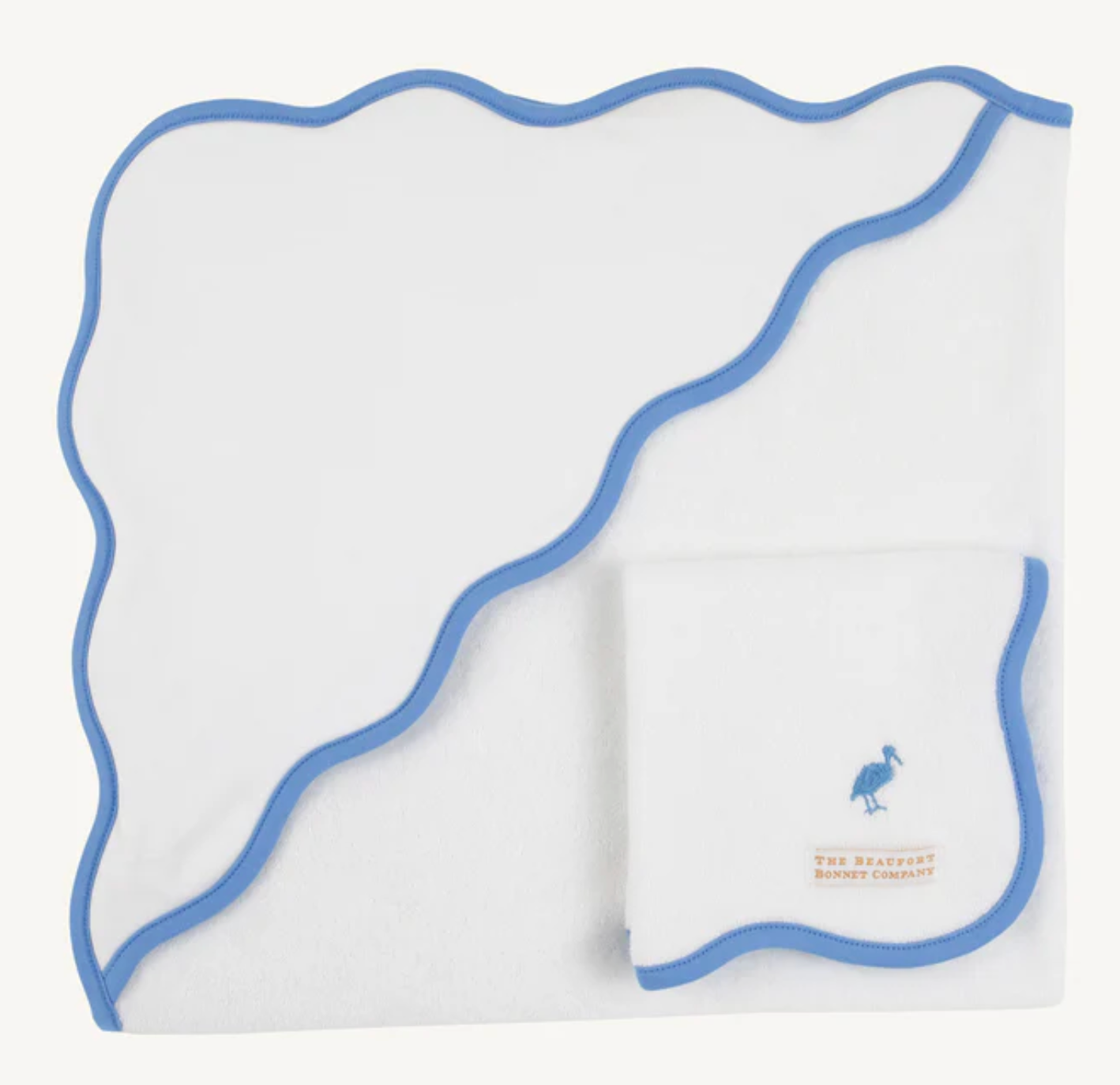 BEAUFORT BONNET THE RUB A DUB GIFT SET INFANT WORTH AVE WHITE BARBADOS BLUE