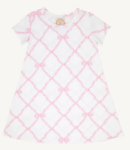 BEAUFORT BONNET POLLY PLAY DRESS SHORT SLEEVE BELLE MEADE BOW