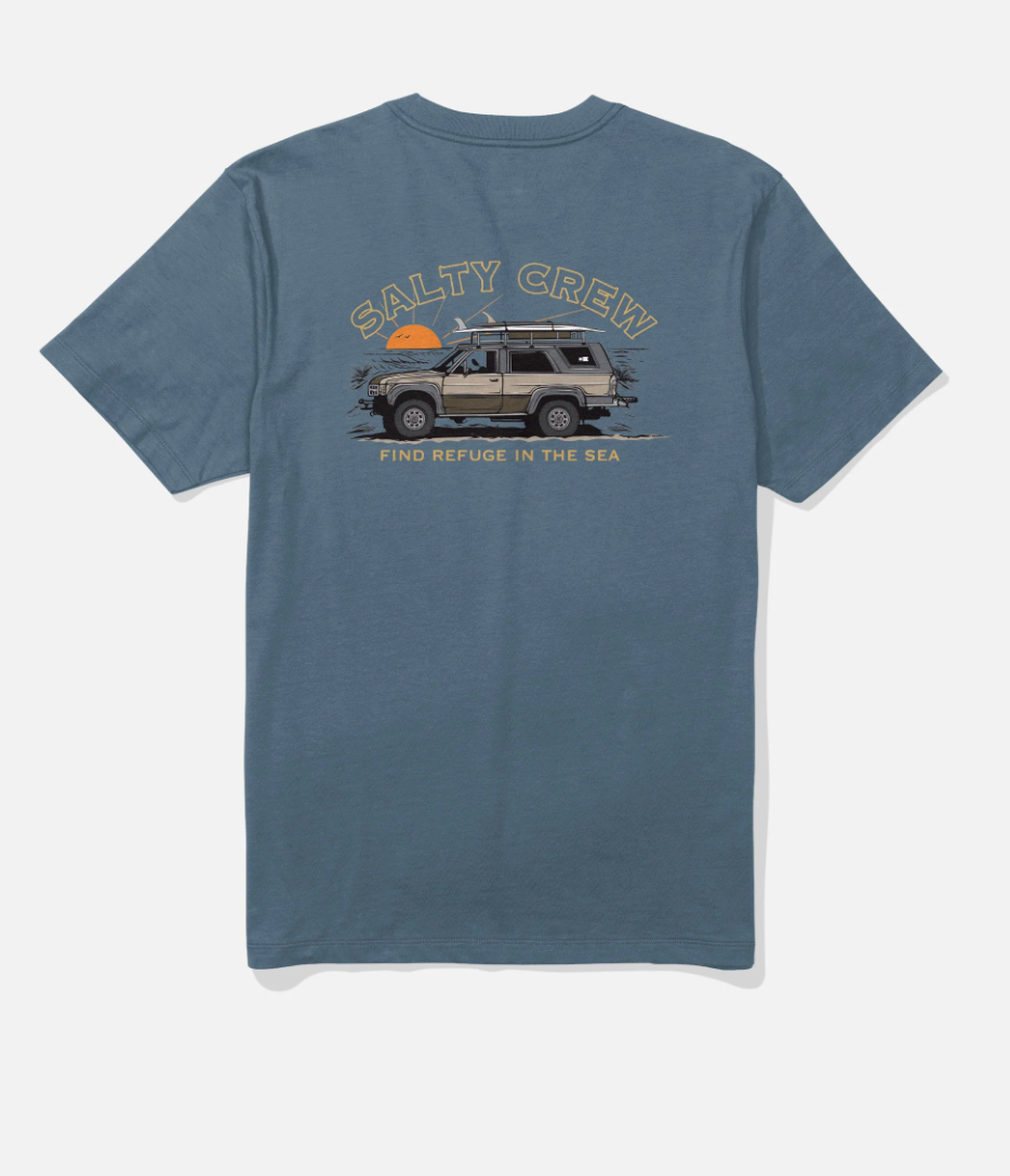 SALTY CREW GET READY SS TEE SLATE