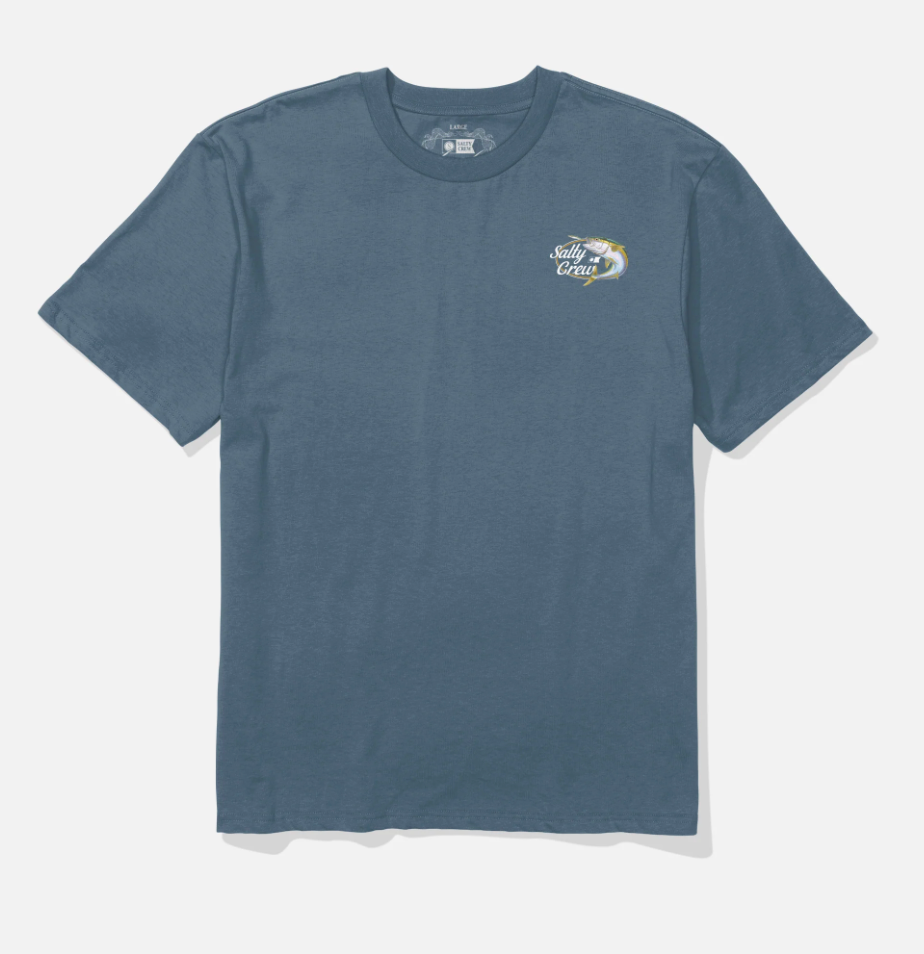 SALTY CREW YELLOWTAIL CLASSIC SS TEE SLATE