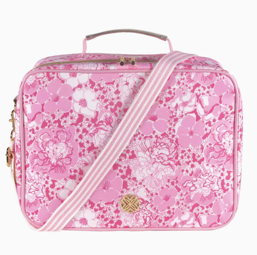 LILLY PULITZER LUNCH BAG CONCH SHELL PINK BURST OF JOY
