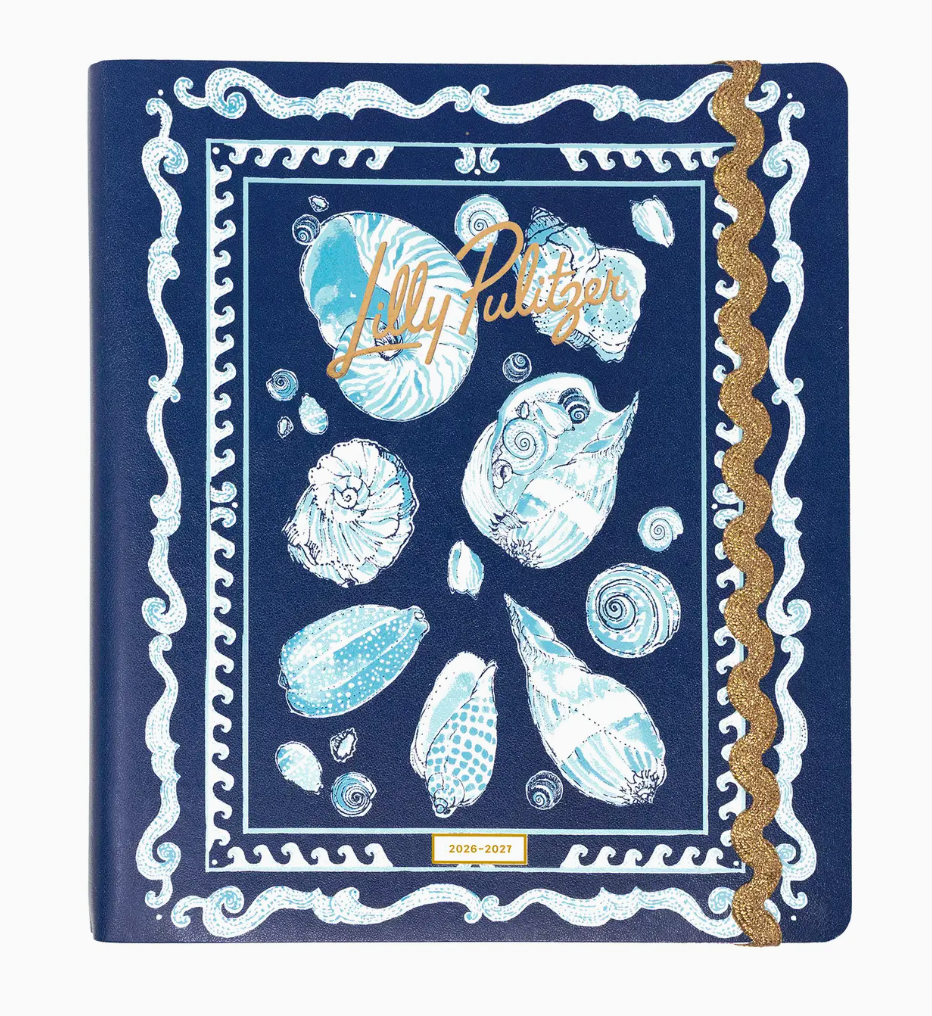 LILLY PULITZER 17 MONTH SOFT COVER AGENDA SHELL SHINE