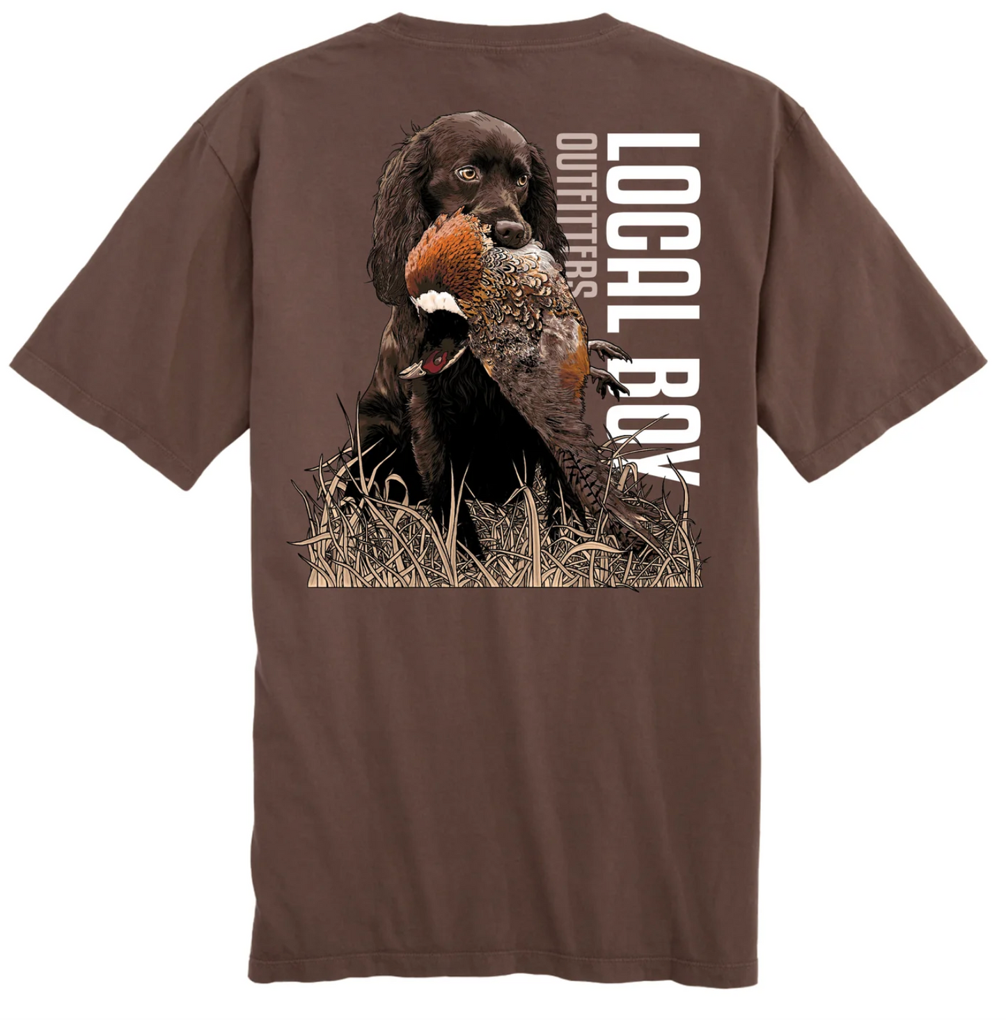 LOCAL BOY UPLAND BOYKIN SS TEE ESPRESSO