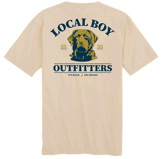 LOCAL BOY BUSTER SS TEE LATTE