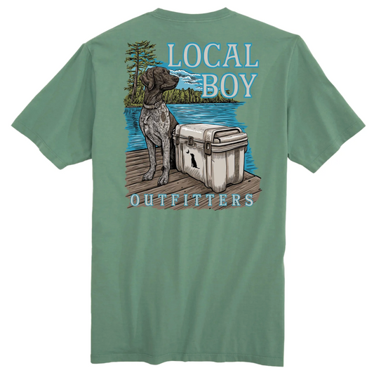 LOCAL BOY LAKESIDE GSP TEE LIGHT GREEN