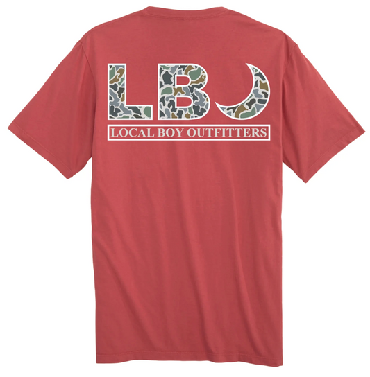 LOCAL BOY LBO BLUFF SS TEE BRICK