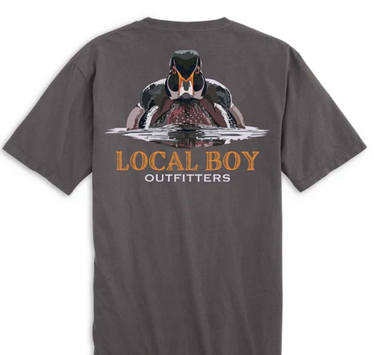 LOCAL BOY WOODROW SS TEE GRAY