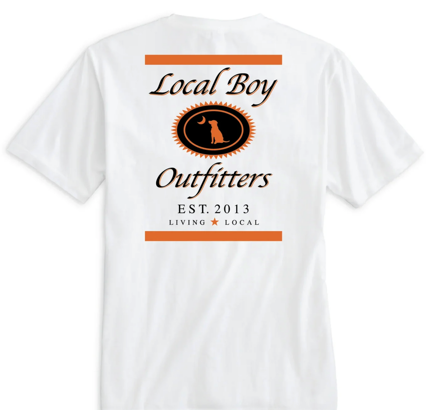 LOCAL BOY 80 PROOF T SHIRT WHITE
