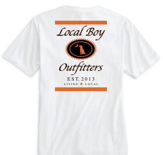LOCAL BOY 80 PROOF T SHIRT WHITE