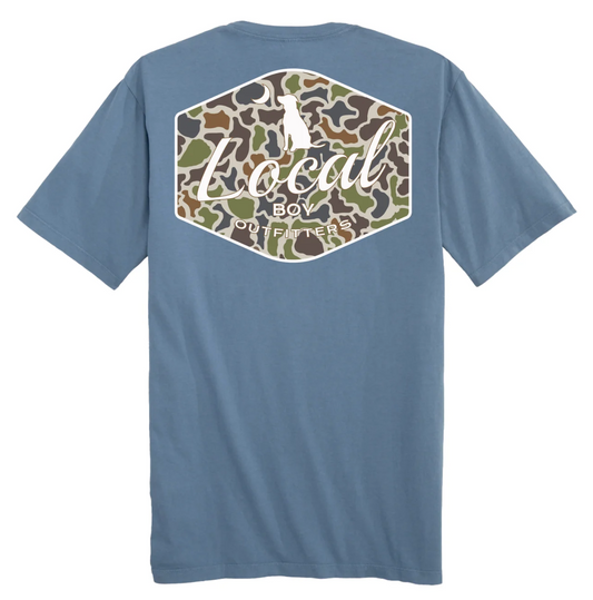 LOCAL BOY LOCALFLAGE SS TEE SLATE