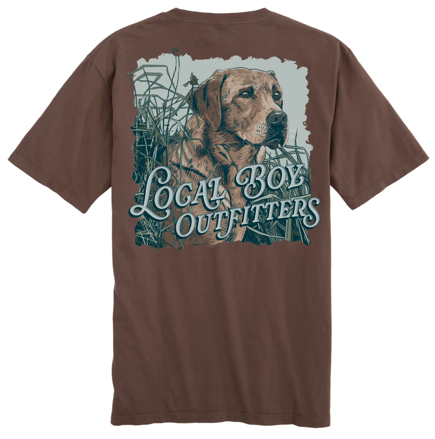 LOCAL BOY RETRIEVER WATCH SS TEE ESPRESSO