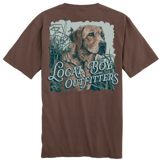 LOCAL BOY RETRIEVER WATCH SS TEE ESPRESSO