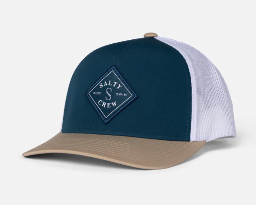 SALTY CREW SEALINE RETRO TRUCKER NAVY HAT