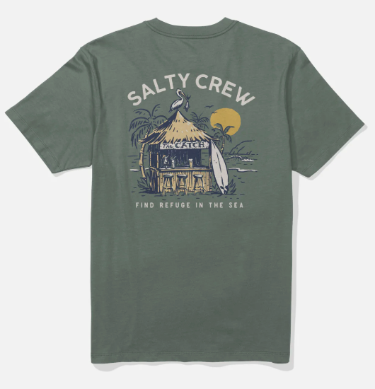 SALTY CREW THE CATCH SS TEE LAUREL WREATH