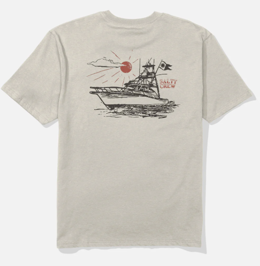 SALTY CREW ON BOARD CLASSIC SS TEE BONE