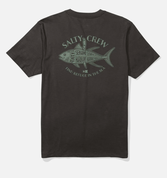 SALTY CREW OMAKASE SS TEE BLACK