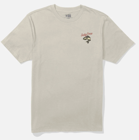 SALTY CREW STRIPED SS TEE BONE