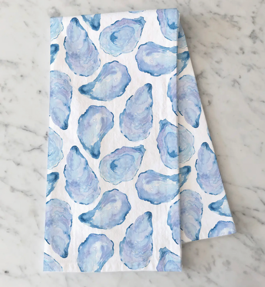 MUSSEL SHELL KITCHEN TEA TOWEL