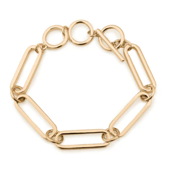 PATSY GOLD OVAL LINK 7" WITH 1" EXTENDER