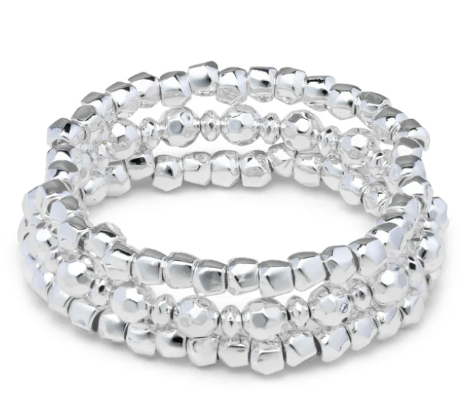 ALISA SILVER BEADS 3 BUNDLE