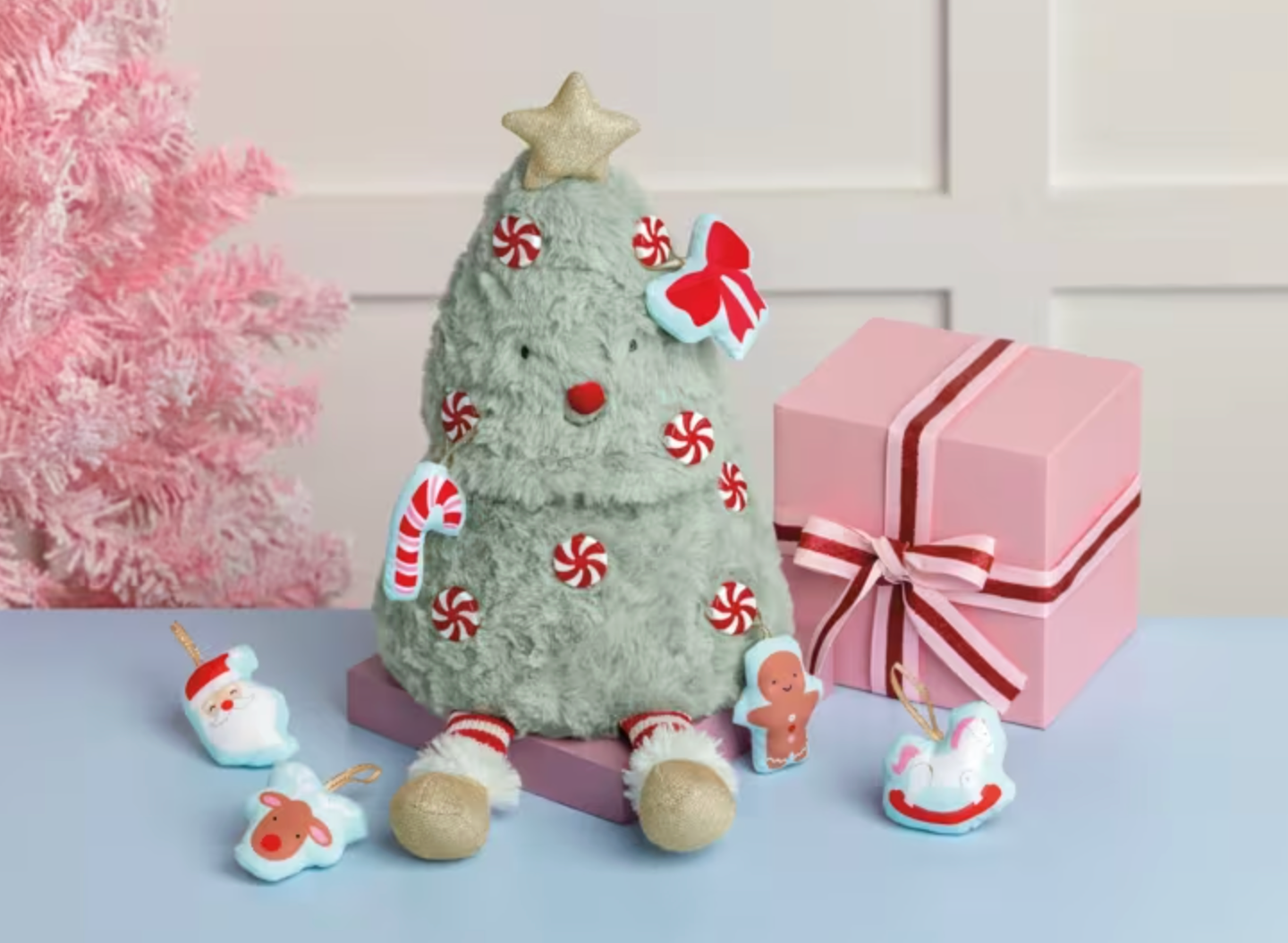 CHRISTMAS TREE PLUSH SET