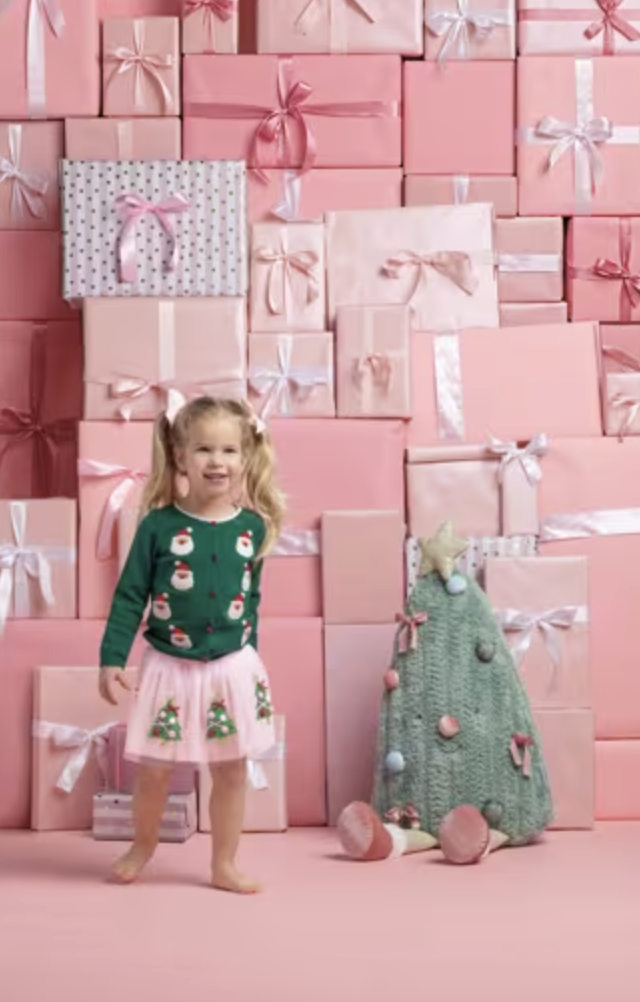 KIDS PINK CHRISTMAS TREE TUTU