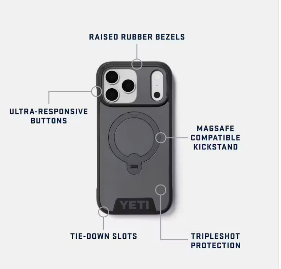 YETI LOADOUT PHONE CASE IPHONE 18/17  PRO CELESTIAL BLUE