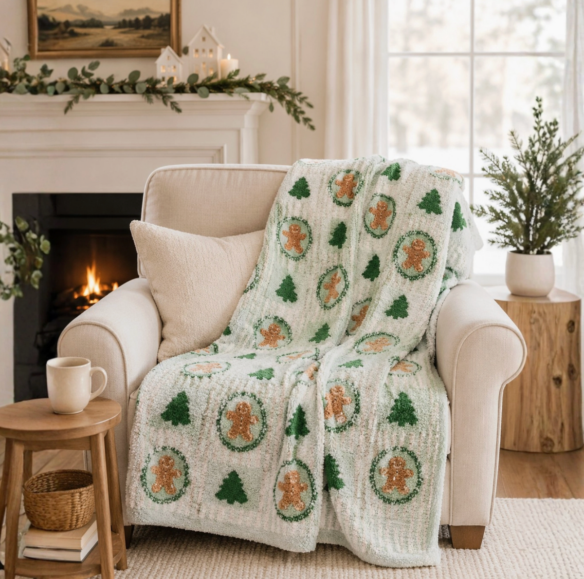 GINGERBREAD COZY BLANKET